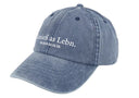 Cap - Genieß as Lebn blau 2 by Sebastian Kretz