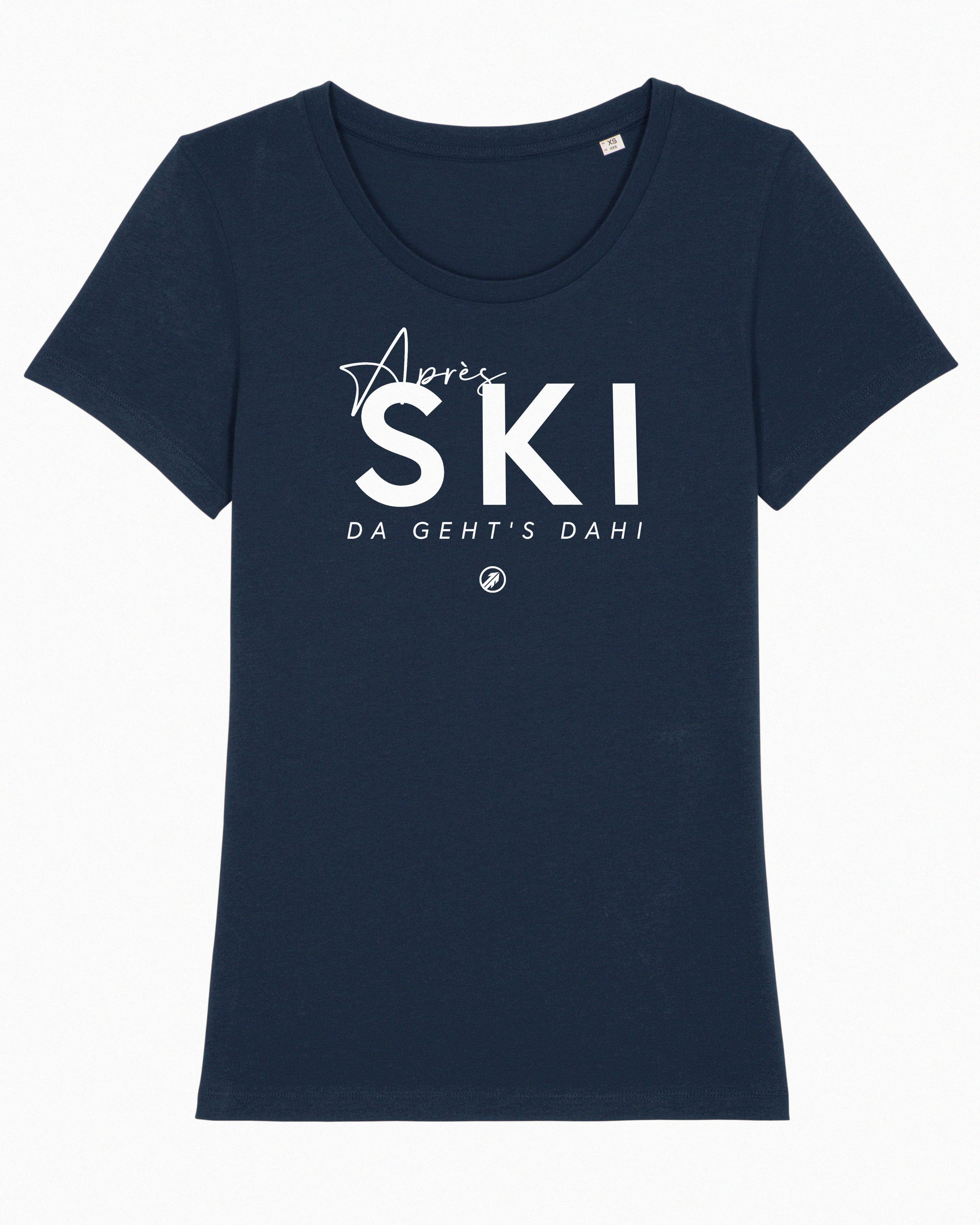 Damenshirt - Apres Ski Dunkelblau – Vogelwuid