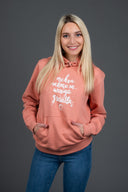 Unisexhoodie - Mehra schmusn weniga grantln weinrot